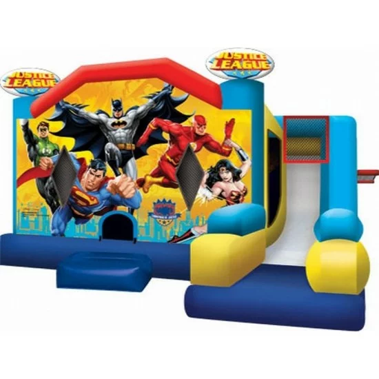 Justice League Combo Bounce House, Justice League Bounce House With