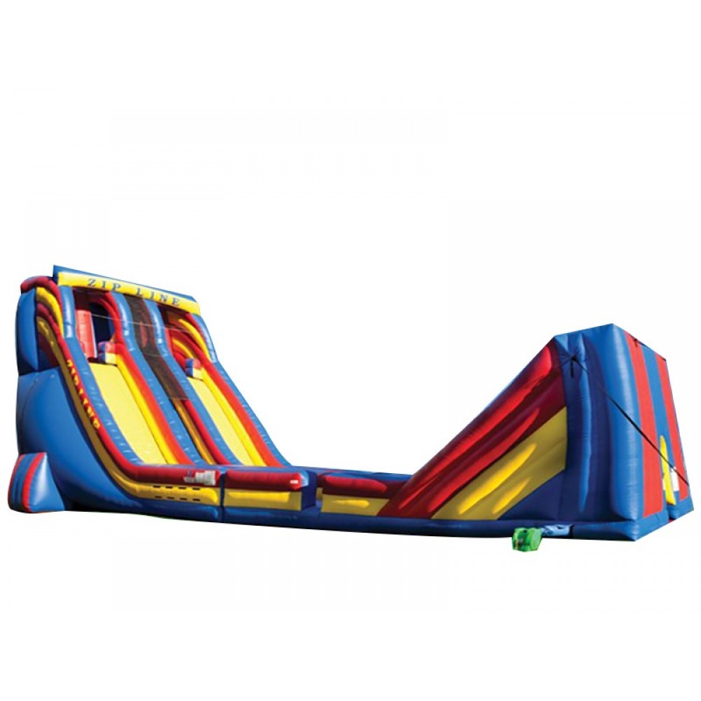 Zip Line Inflatable Slide, Inflatable Zip Line For Sale.