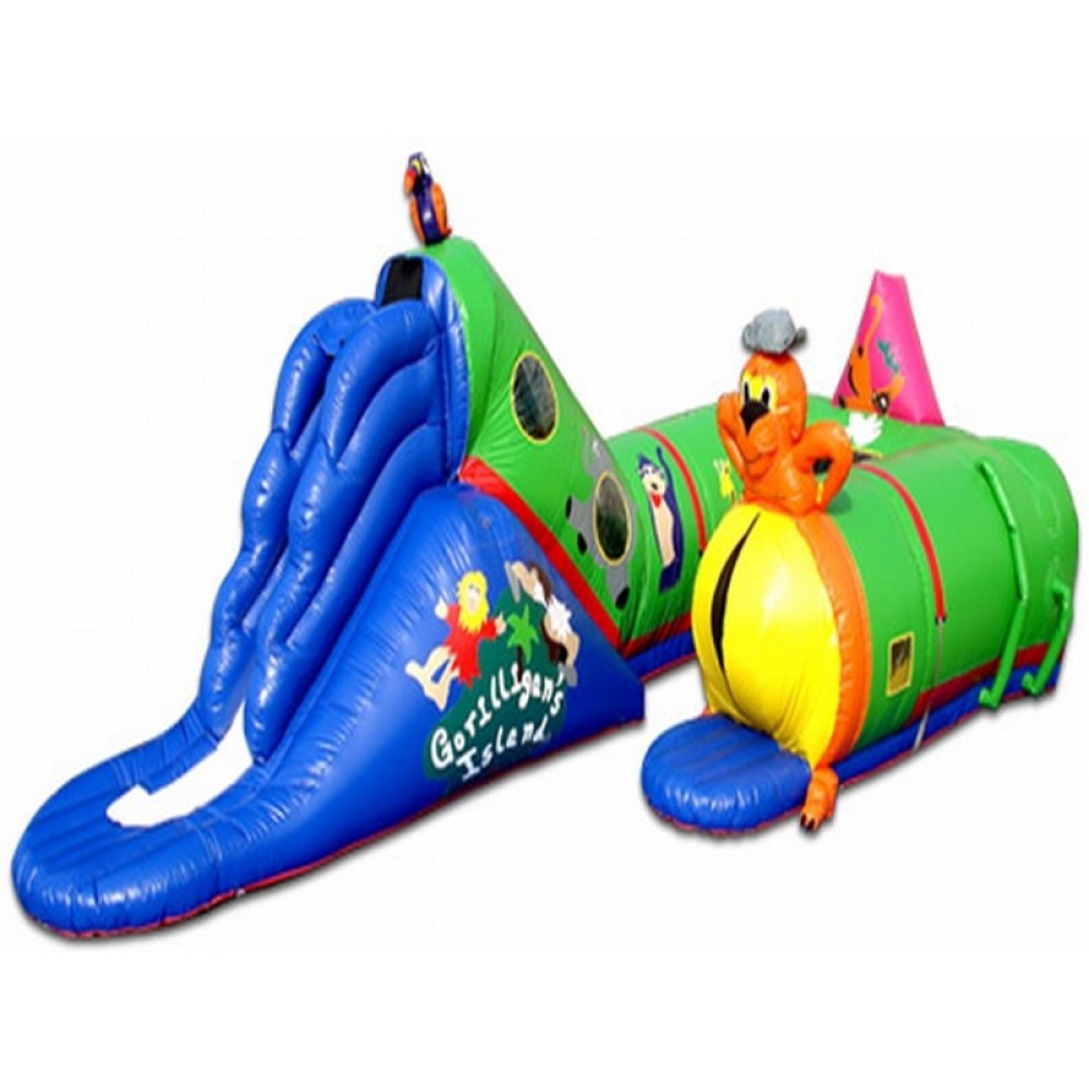 jumporange caterpillar inflatable combo