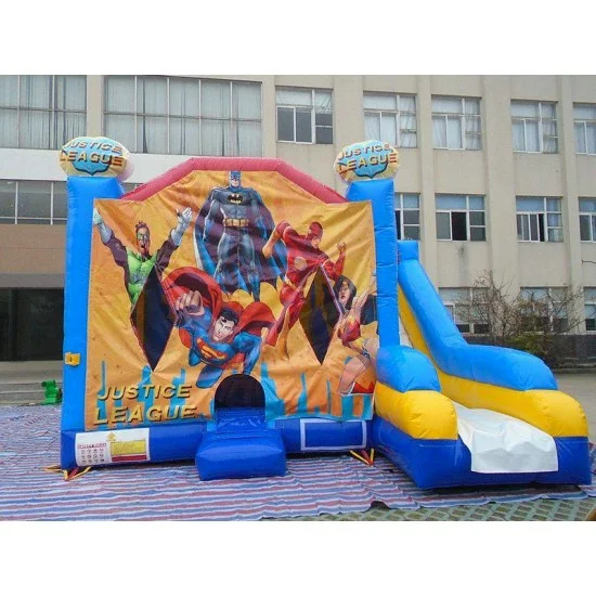 Justice League Combo Bounce House, Justice League Bounce House With
