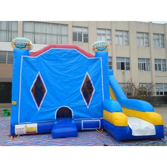 Justice League Combo Bounce House, Justice League Bounce House With