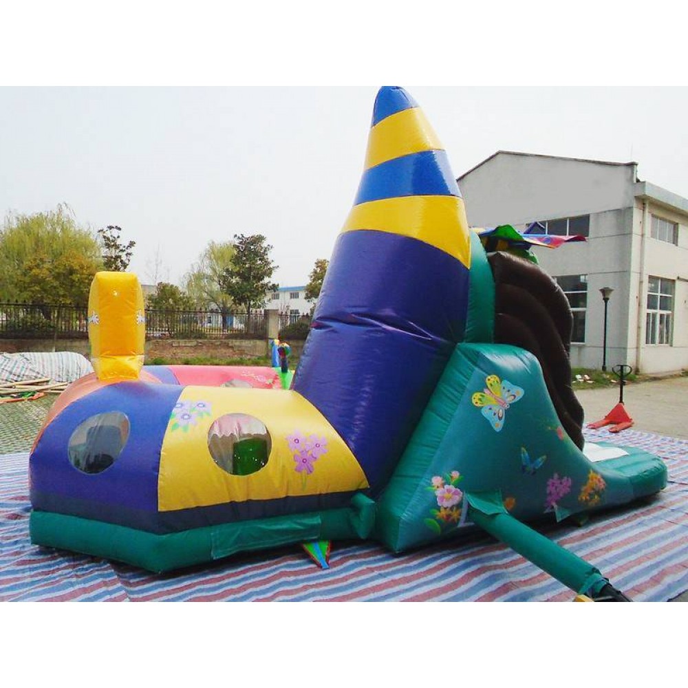 jumporange caterpillar inflatable combo